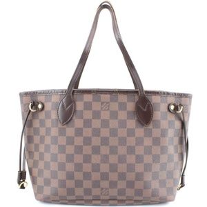 Louis Vuitton Neverfull Damier Ebene Pm Tote Shoulder Bag